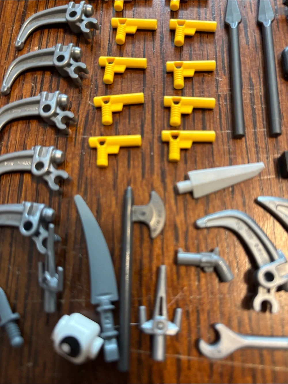 Lego weapon mini figure accessories